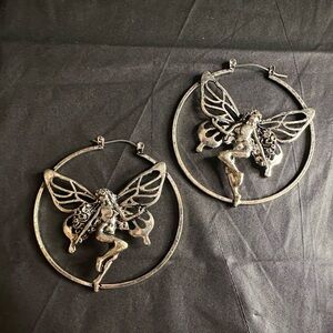 Fairy hoop earrings